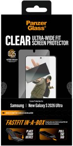 PanzerGlass Szkło ochronne PanzerGlass Screen Protector Samsung Galaxy S26 Ultra | U-Wide Fit w. FASTFIT IN-A-BOX 3