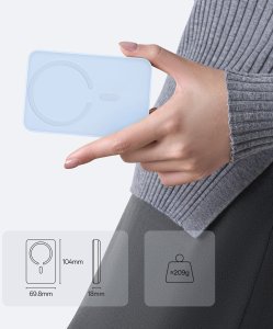 Powerbank Baseus EnerFill FM11 Ultra-Mini 10000mAh Niebieski 4