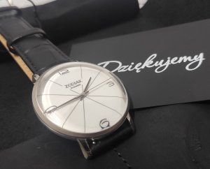 Zegarek BŁONIE Zegarek Błonie Zodiak Mechaniczny Biały męski . 13
