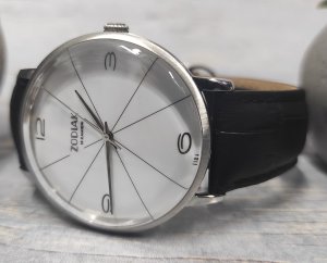 Zegarek BŁONIE Zegarek Błonie Zodiak Mechaniczny Biały męski . 9
