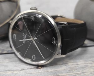 Zegarek BŁONIE Zegarek Błonie Zodiak Mechaniczny Czarny męski . 11