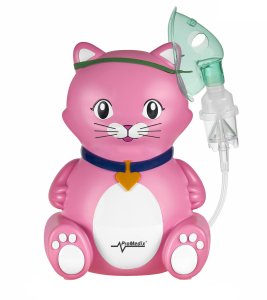 ProMedix Inhalator Nebulizator Kotek + smoczek dla dzieci 17