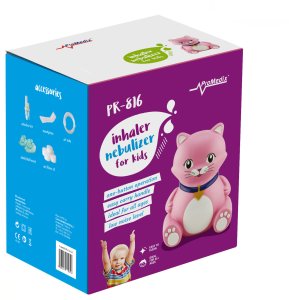 ProMedix Inhalator Nebulizator Kotek + smoczek dla dzieci 182