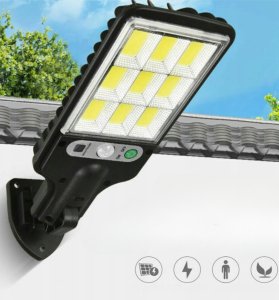 Naświetlacz ITIMPORT Lampa solarna uliczna mocna zewnętrzna na ogród do domu LED COB LU17 108 4