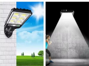 Naświetlacz ITIMPORT Lampa solarna uliczna mocna zewnętrzna na ogród do domu LED COB LU17 108 5