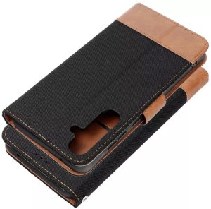 Markowe Kabura JEANS Book do SAMSUNG A37 5G czarny 2