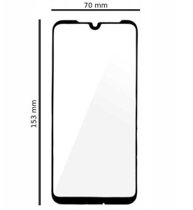 SpaceCase Szkło hartowane SPACECASE Glass 5D do Redmi Note 7 3