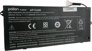 Bateria Polion Bateria do laptopa ACER AP13J4K Chromebook C720 C720P 3400mAh 2