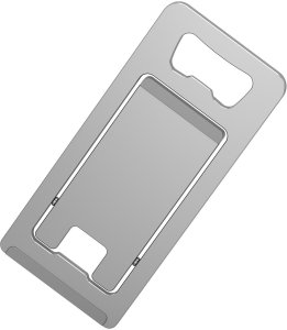 Podstawka 4smarts Składany stojak na smartfon ErgoFold srebrny 2