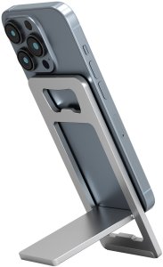 Podstawka 4smarts Składany stojak na smartfon ErgoFold srebrny 3