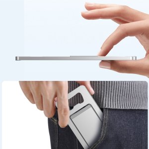 Podstawka 4smarts Składany stojak na smartfon ErgoFold srebrny 5