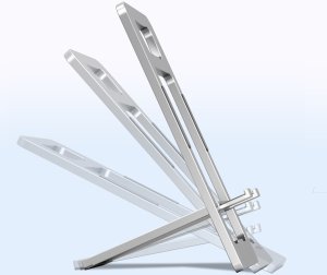 Podstawka 4smarts Składany stojak na smartfon ErgoFold srebrny 7