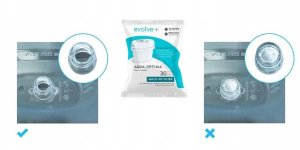 Wkład filtrujący Aqua Optima Wkład filtr Aqua Optima Evolve+ 1 szt do brita maxtra dafi unimax aquaphor 5
