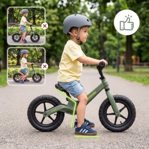 Spokey Rowerek biegowy Broomi zielony 946383 (R4108) 10