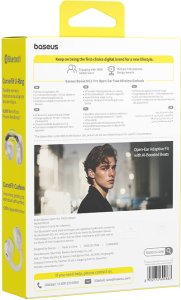 Słuchawki Baseus Słuchawki bezprzewodowe z klipsem otwarta konstrukcja Bowie MC1 Pro OWS - białe Słuchawki bezprzewodowe z klipsem otwarta konstrukcja Bowie MC1 Pro OWS - białe 4