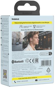 Słuchawki Baseus Słuchawki bezprzewodowe douszne Bass BS2 Lite TWS - niebieskie Słuchawki bezprzewodowe douszne Bass BS2 Lite TWS - niebieskie 6