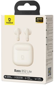 Słuchawki Baseus Słuchawki bezprzewodowe douszne Bass BS2 Lite TWS - różowe Słuchawki bezprzewodowe douszne Bass BS2 Lite TWS - różowe 5