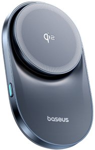 Baseus Uchwyt magnetyczny z ładowarką indukcyjną do smartfona na kratkę nawiewu Qi2- czarny Uchwyt magnetyczny z ładowarką indukcyjną do smartfona na kratkę nawiewu Qi2- czarny 3