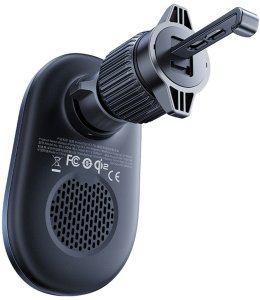 Baseus Uchwyt magnetyczny z ładowarką indukcyjną do smartfona na kratkę nawiewu Qi2- czarny Uchwyt magnetyczny z ładowarką indukcyjną do smartfona na kratkę nawiewu Qi2- czarny 4