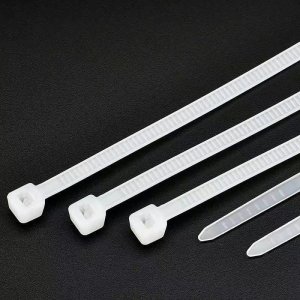 Organizer ZOY Opaska zaciskowa Biały 100 sztuk 3,6mmx300mm 3