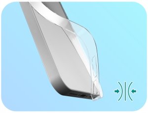 Hello Case ETUI DO OPPO A80 5G GUMOWE OBUDOWA CASE SILIKON POKROWIEC CLEAR   SZKŁO 5