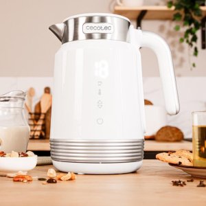 Czajnik Cecotec Cecotec ThermoSense 600 Touch White Electric Kettle, white/stainless steel, 2,200 watts, 1.7 liters 3
