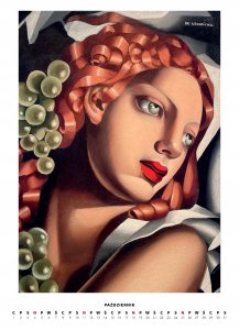 BOSZ Kalendarz 2026 - Tamara Łempicka wzór 2 A3 12