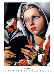 BOSZ Kalendarz 2026 - Tamara Łempicka wzór 2 A3 13