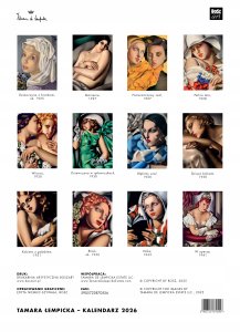 BOSZ Kalendarz 2026 - Tamara Łempicka wzór 2 A3 2