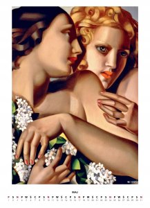 BOSZ Kalendarz 2026 - Tamara Łempicka wzór 2 A3 7