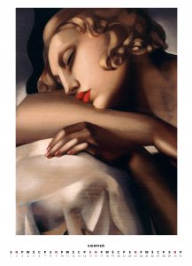 BOSZ Kalendarz 2026 - Tamara Łempicka wzór 2 A3 10