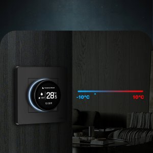 Moes Vieds termostat podłogowy woda zaworami ciemny szary ZigBee TUYA ZHT-SR-GC-GY-MS (6974246478524) 3