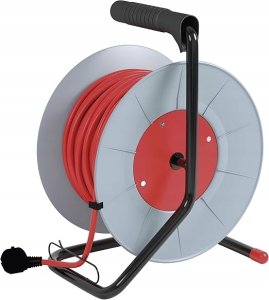 Emos PVC przedłużacz zwijacz kabla - 4 gniazdek 25 m 1 5 mm2 SCHUKO P09225 (8595025321220) 4