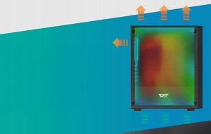 Obudowa Darkflash Obudowa komputerowa Darkflash M305 Mesh bez wentylatorów (Czarny) 10