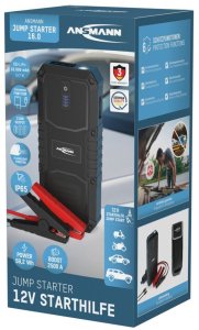 Ansmann Powerbank / auto rozrusznik 600A/2500A 59.2Wh IP65 USB-A/USB-C 15W Jump Starter 16.0 ANSMANN 1900-0130 (4013674172474) 5