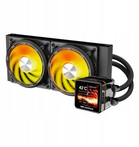 Chłodzenie wodne Darkflash Chłodzenie wodne do procesora DE240 (czarne) 2