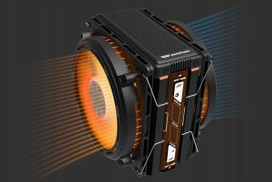 Chłodzenie CPU Darkflash Chłodzenie aktywne do procesora Darkflash E400 PLUS (czarne) 6