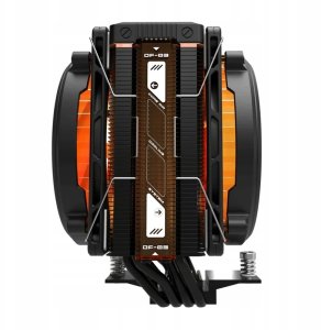 Chłodzenie CPU Darkflash Chłodzenie aktywne do procesora Darkflash E400 (czarne) 5