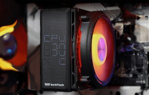 Chłodzenie CPU Darkflash Chłodzenie aktywne do procesora Darkflash E400 (czarne) 8