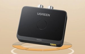 Ugreen Bezprzewodowy Bluetooth 6.0 LDAC wysokiej jakości odbiornik audio ar 3 5 mm (AUX) 2xRCA wyjście 8