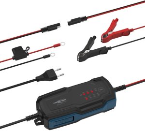 Azo Automatyczna ładowarka do akumulatorów ołowiowych i litowych IP65 6-12V 4-60Ah ANSMANN 3