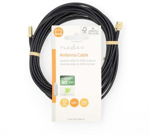 Nedis Kabel RP SMA wtyczka - RP SMA wtyczka 5m 50Ohm 2
