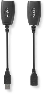 Kabel USB C2G USB 2.0 aktywny przedłużacz kablowy A Male - A Female 50 m czarny USB1.1 2