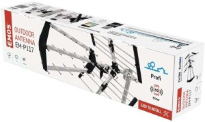 Antena RTV Iskra Antena zewnętrzna rDVB-T2 z LTE/4G/5G filtr 0906 EMOS 4