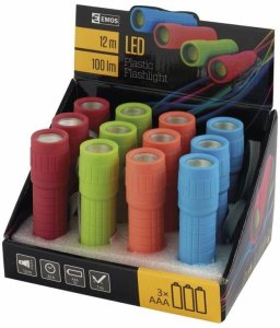 Latarka TOGO Lukturitis LED  COB 1W  100lm  3xAAA 4