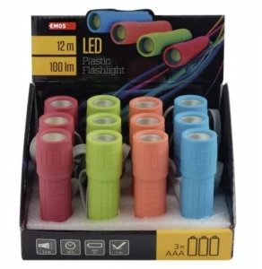 Latarka TOGO Lukturitis LED  COB 1W  100lm  3xAAA 6