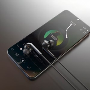 Słuchawki Dudao Słuchawki przewodowe dokanałowe X3+ USB-C - czarne Słuchawki przewodowe dokanałowe X3+ USB-C - czarne 4