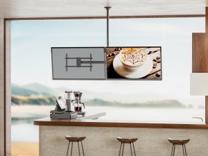 Equip Uchwyt sufitowy 32"-60"/2TFT 40Kg Manu Dual-Screen sw lite Retail 4