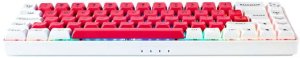 Klawiatura Gamiac GAMIAC TKL69G SF Gaming Keyboard, Kailh Blue - white/red 3