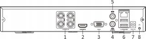 Rejestrator HiLook Rejestrator 5w1 Hilook 4 kanałowy 5MP DVR-204Q-M1 (E) 2